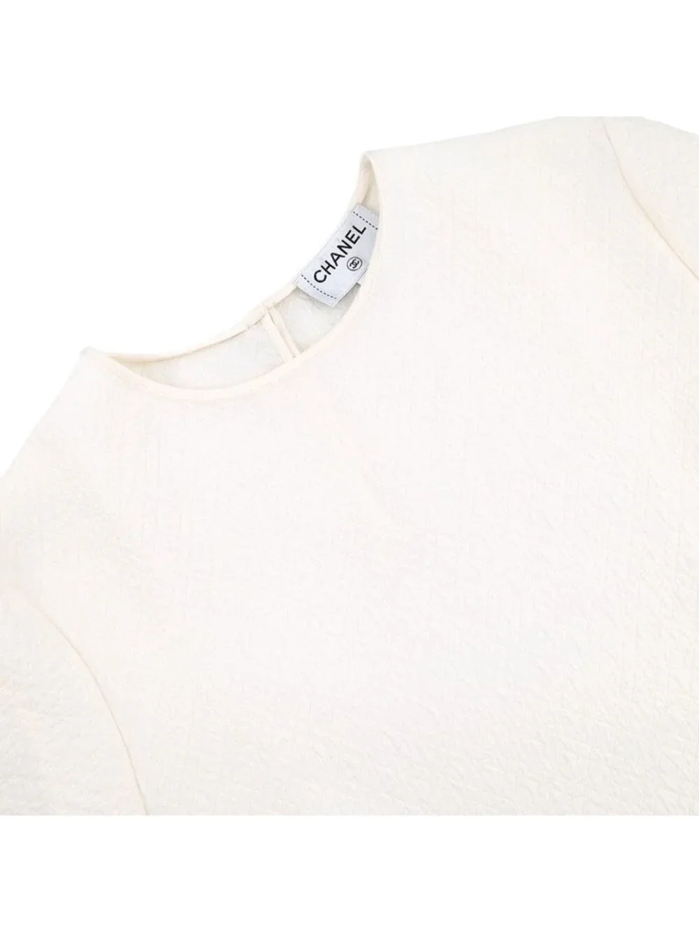 Chanel Short Sleeve T-Shirt Silk 36 Top